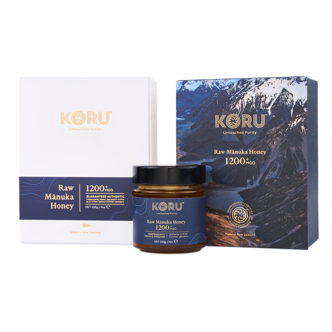 KORU Raw Manuka Honey MGO 1200+ | UMF 25+ | 250g