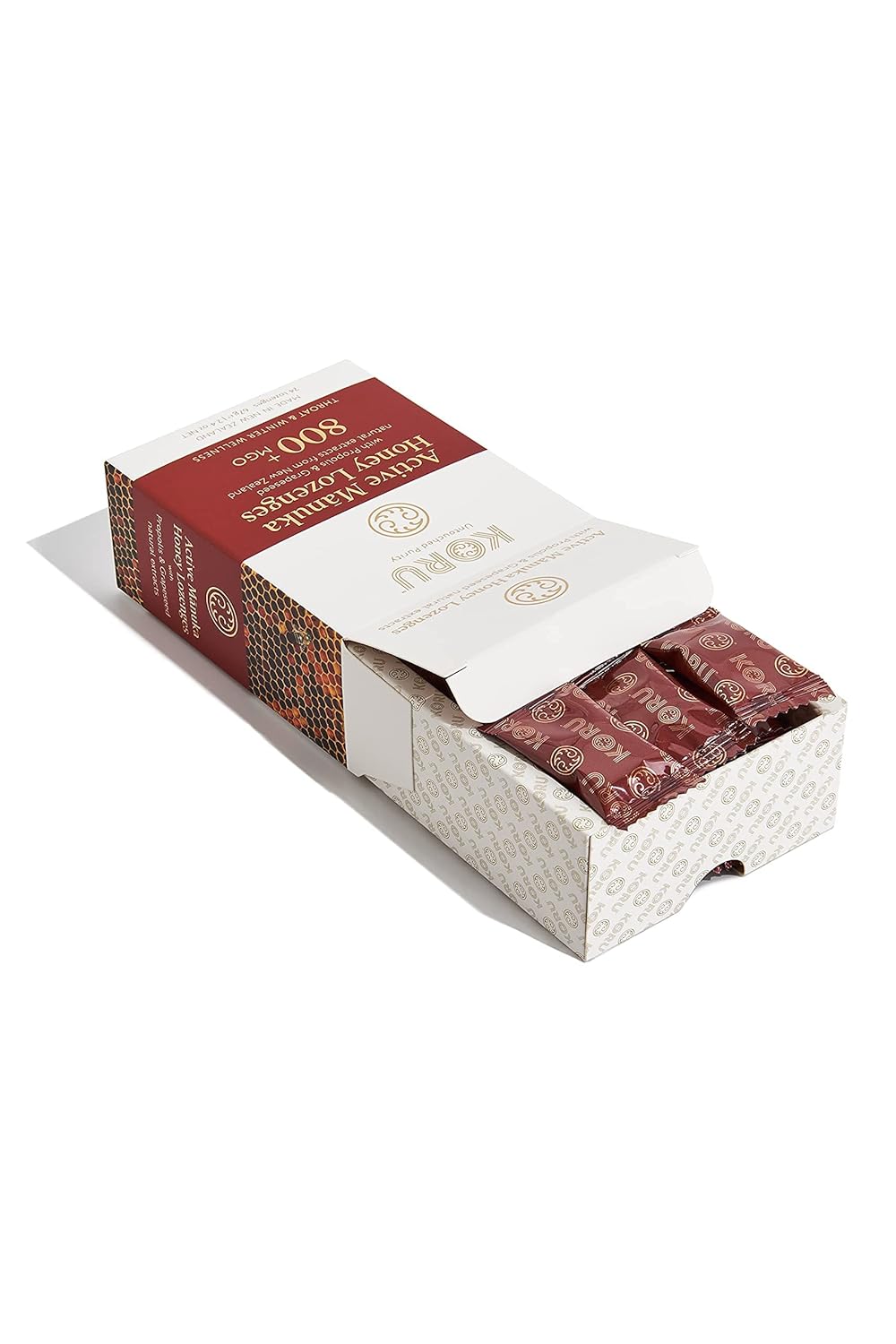 KORU Manuka Honey Lozenges with Propolis & Grapeseed Extracts (MGO 800+)