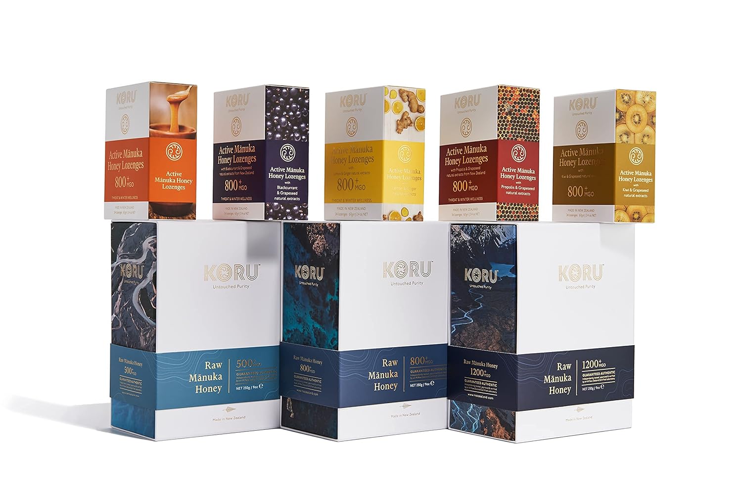 KORU Manuka Honey Lozenges with Propolis & Grapeseed Extracts (MGO 800+)