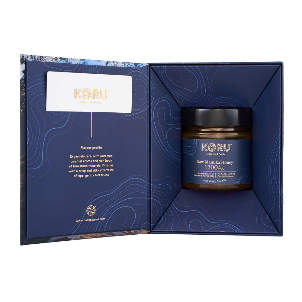 KORU Raw Manuka Honey MGO 1200+ | UMF 25+ | 250g