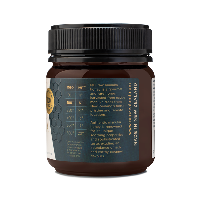 NUI Manuka Honey MGO 100+ | UMF 6+ | 250g
