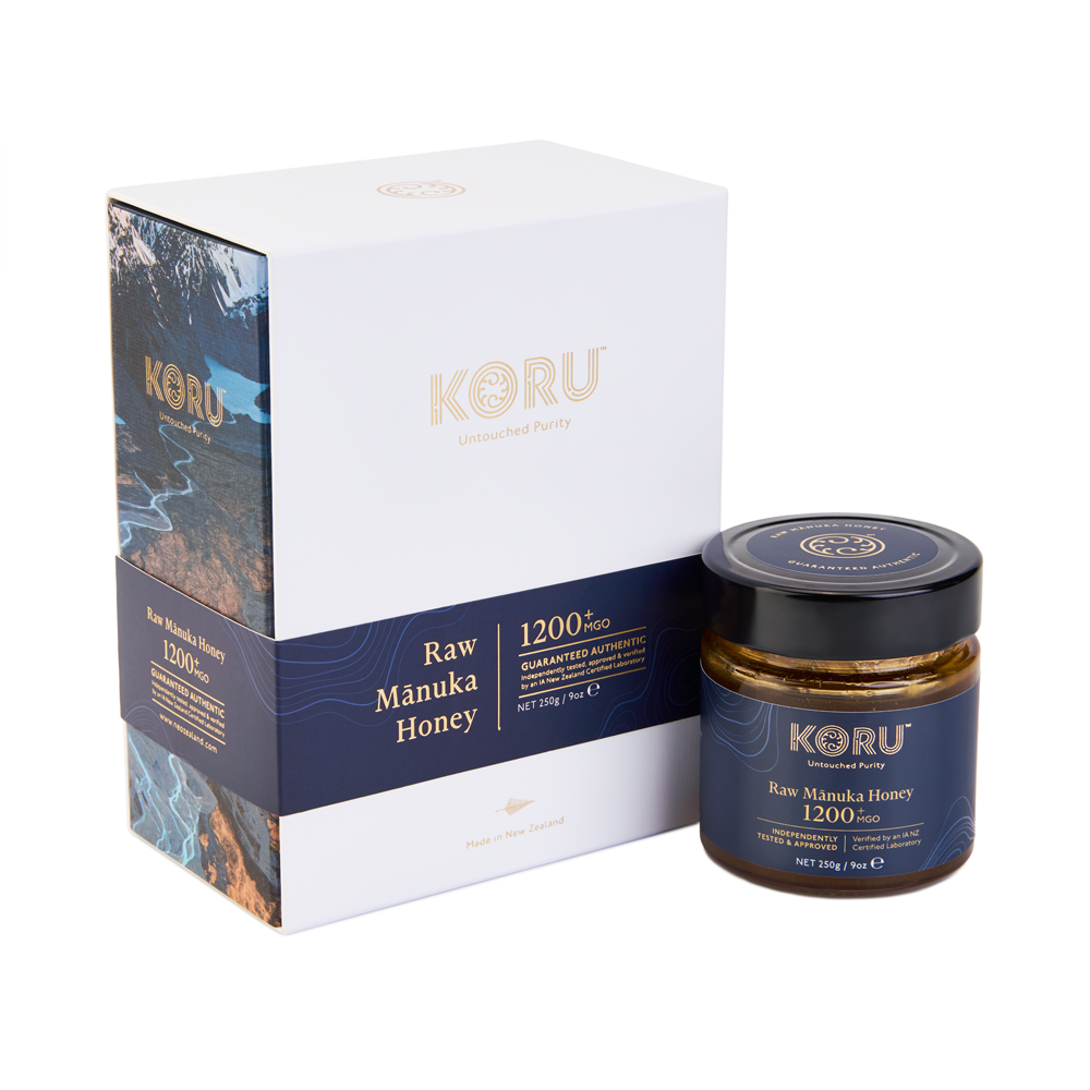 KORU Raw Manuka Honey MGO 1200+ | UMF 25+ | 250g