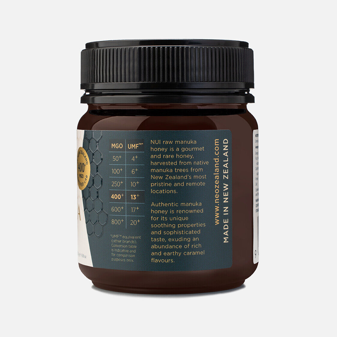 NUI Manuka Honey MGO 400+ | UMF 14+ | 250g