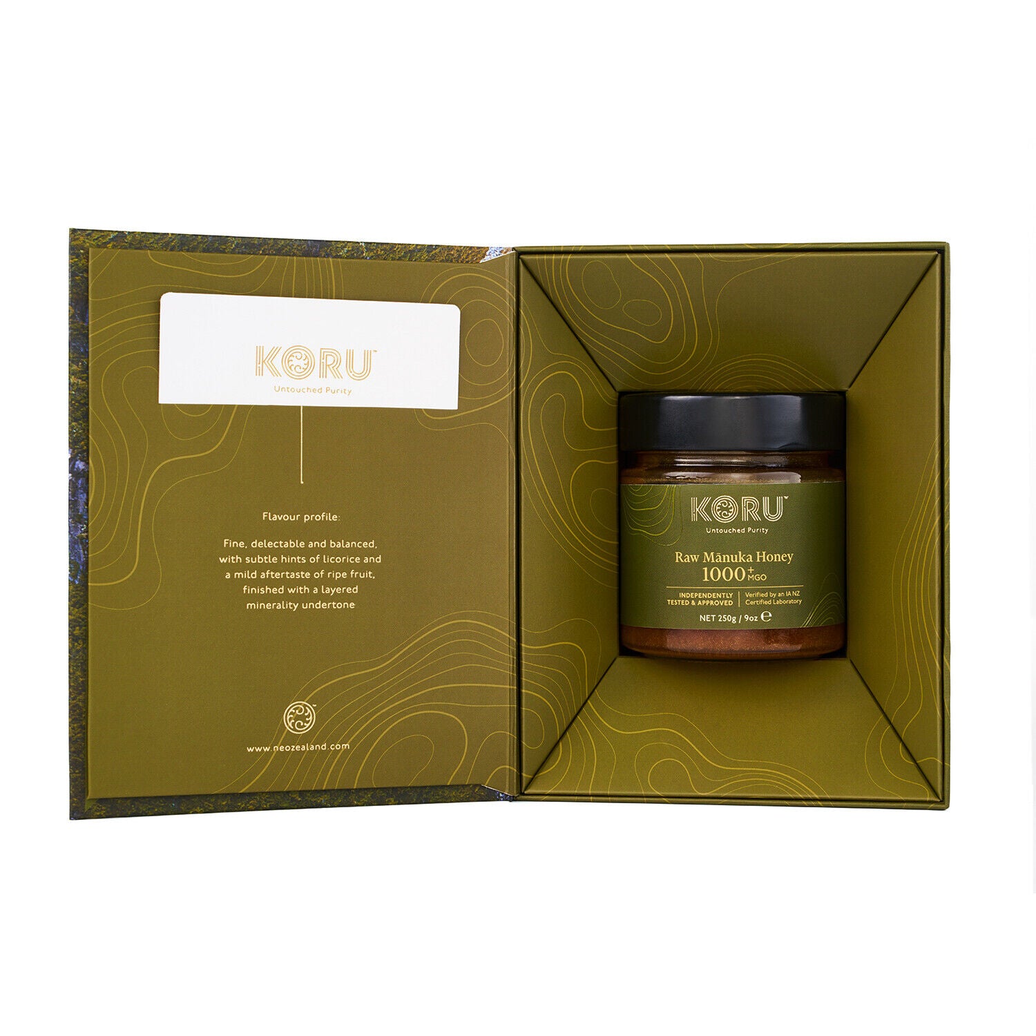 KORU Manuka Honey MGO 1000+ | UMF 22+ | 250g