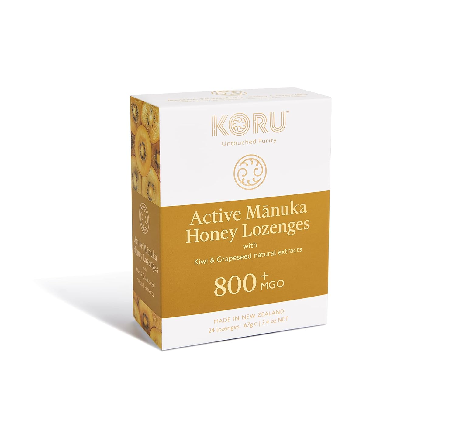 KORU Manuka Honey Lozenges with Kiwi &amp; Grapeseed Extracts (MGO 800+)