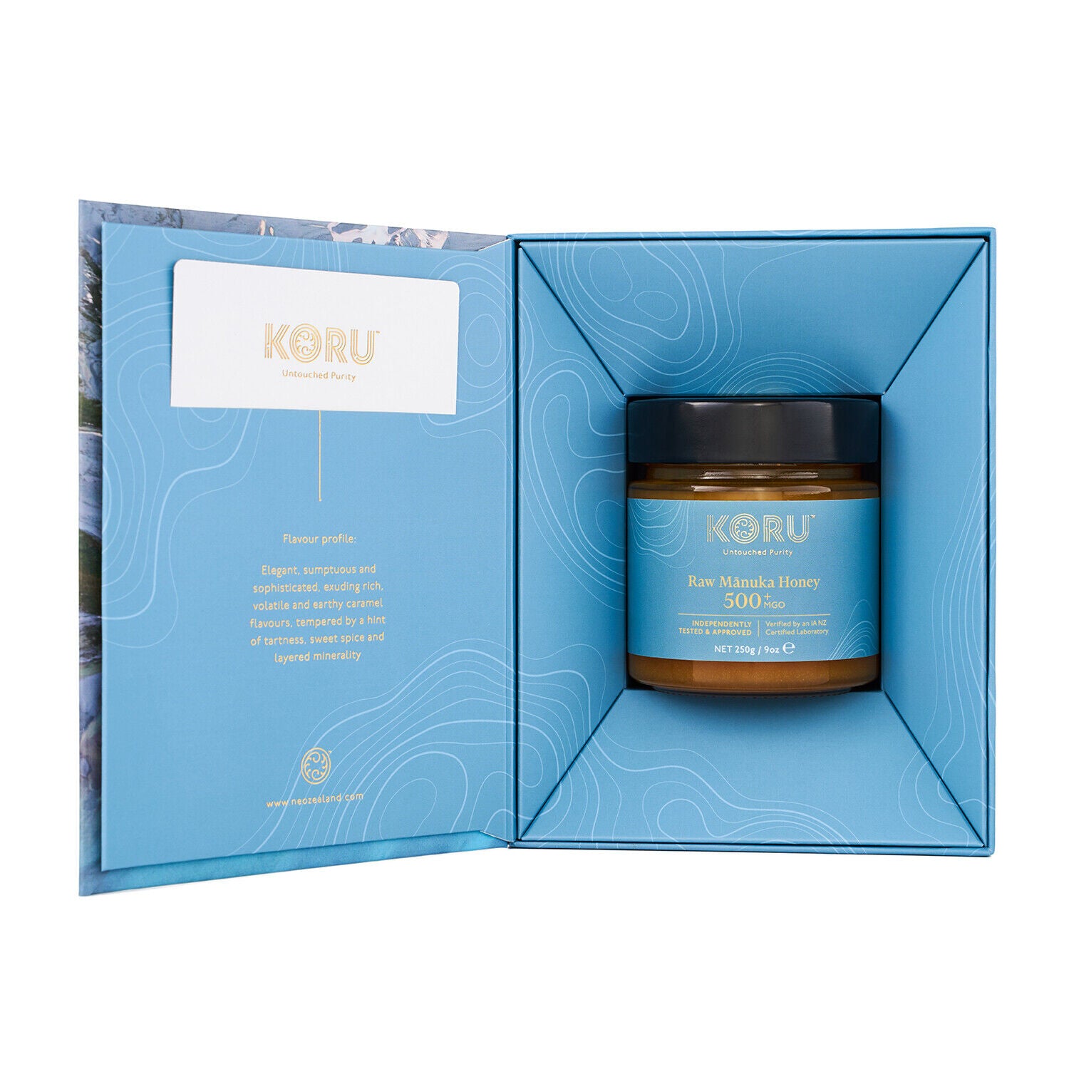 KORU Manuka Honey MGO 500+ | UMF 15+ | 250g - Inner box